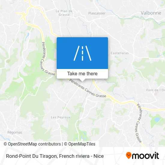 Rond-Point Du Tiragon map