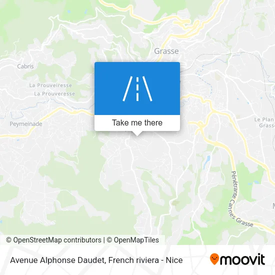 Avenue Alphonse Daudet map