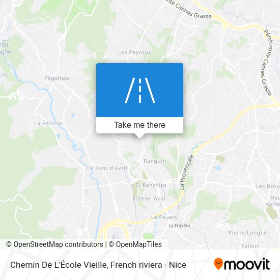 Chemin De L'École Vieille map