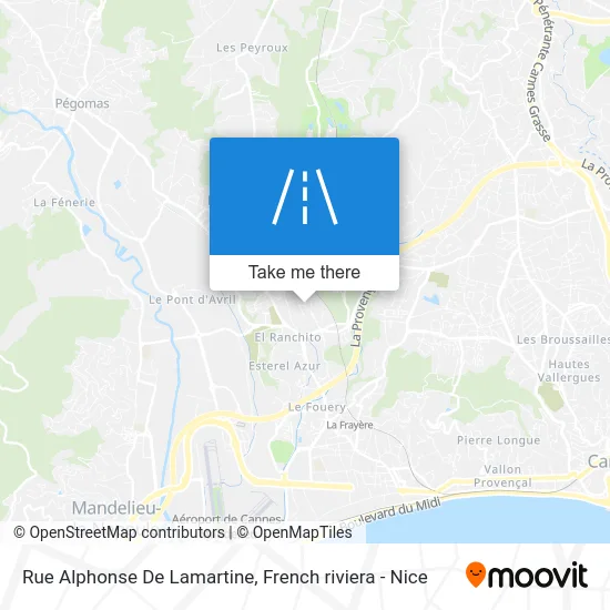 Rue Alphonse De Lamartine map