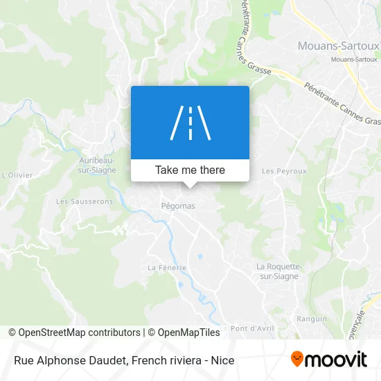 Rue Alphonse Daudet map