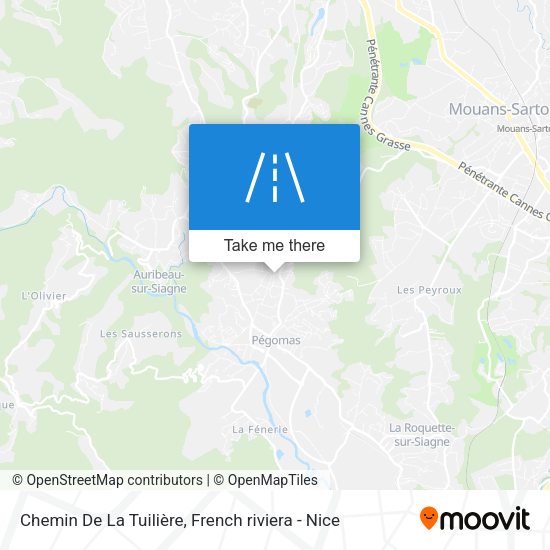 Chemin De La Tuilière map