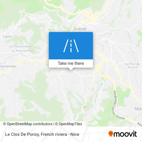 Le Clos De Ponsy map
