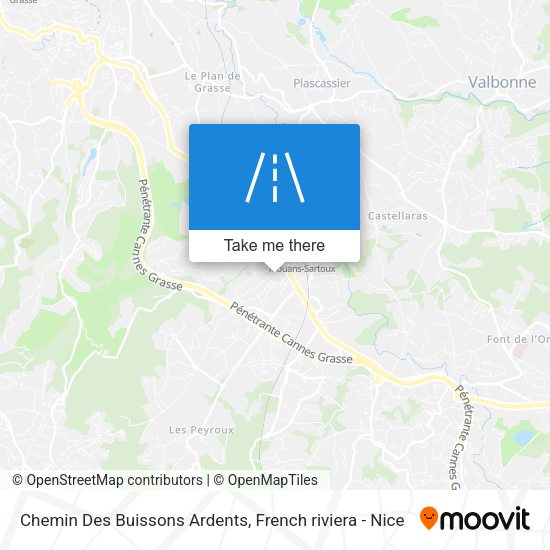 Chemin Des Buissons Ardents map