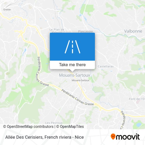 Allée Des Cerisiers map