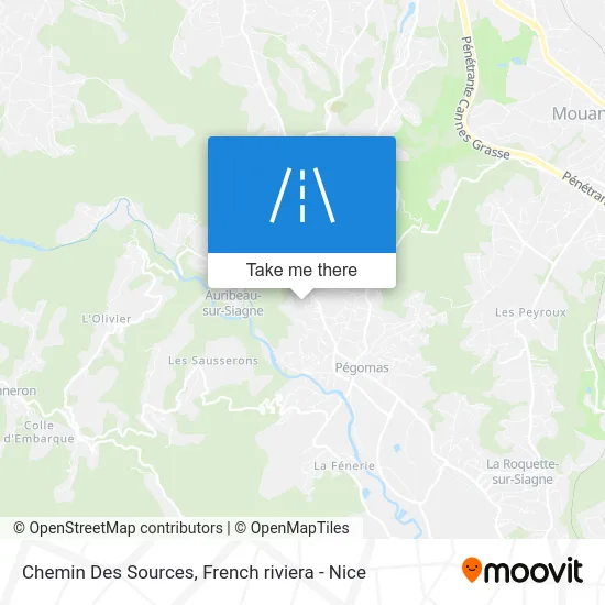 Chemin Des Sources map