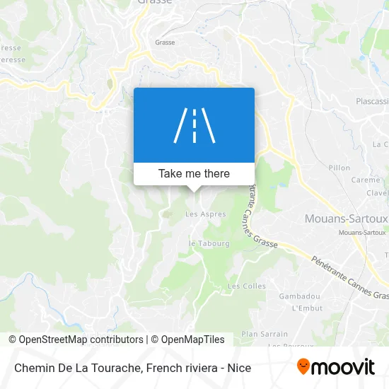Chemin De La Tourache map