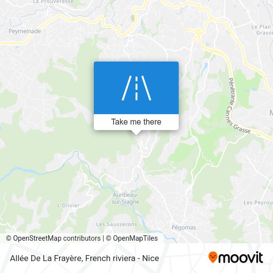 Allée De La Frayère map