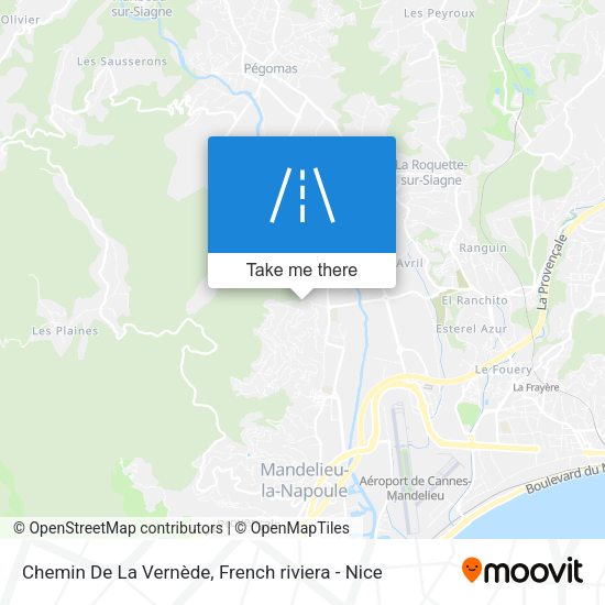 Chemin De La Vernède map