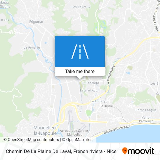Chemin De La Plaine De Laval map