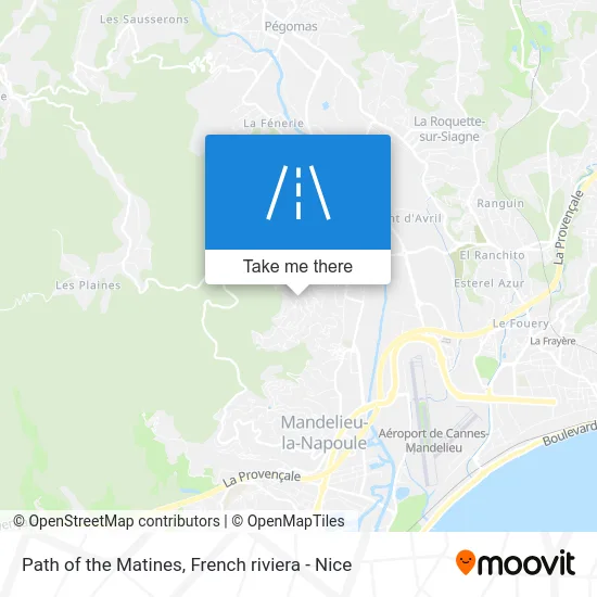 Chemin Des Matines map