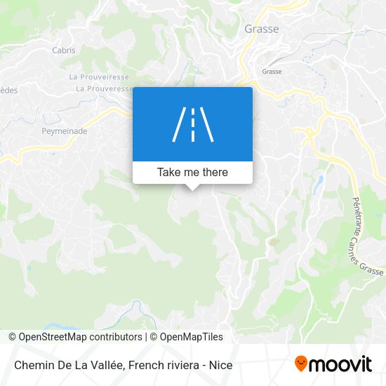 Chemin De La Vallée map