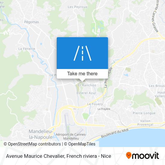 Avenue Maurice Chevalier map