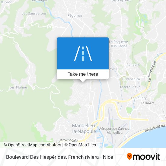 Boulevard Des Hespérides map