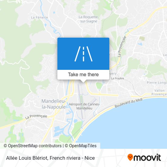 Allée Louis Blériot map