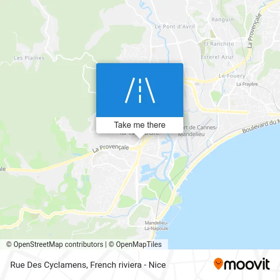 Rue Des Cyclamens map