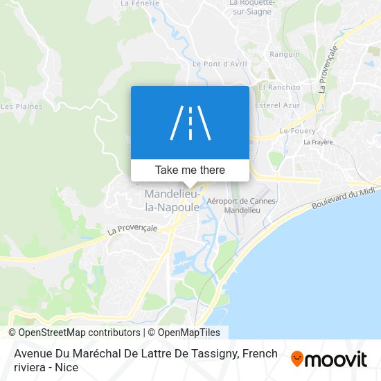 Avenue Du Maréchal De Lattre De Tassigny map