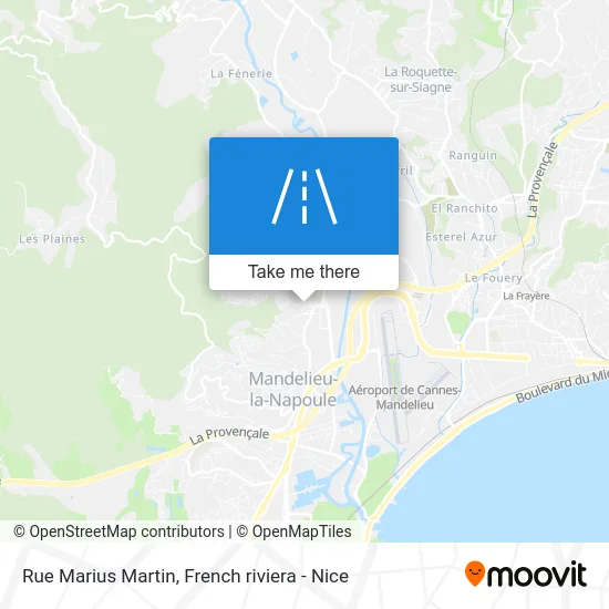 Rue Marius Martin map