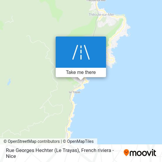 Rue Georges Hechter (Le Trayas) map