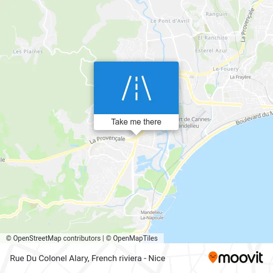 Mapa Rue Du Colonel Alary