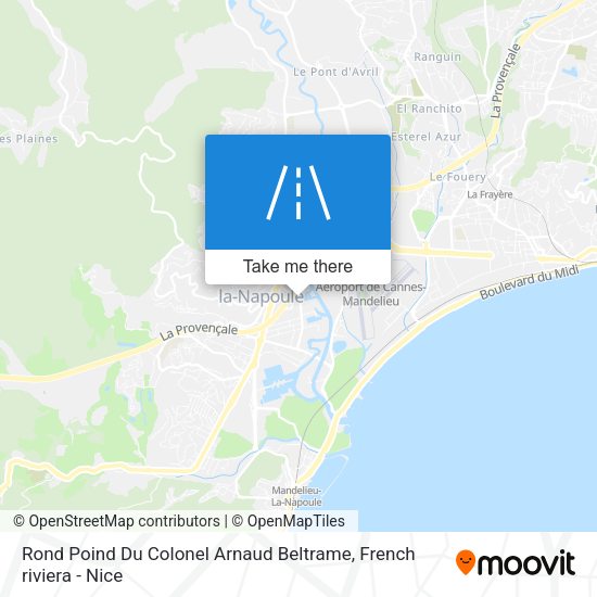 Rond Poind Du Colonel Arnaud Beltrame map
