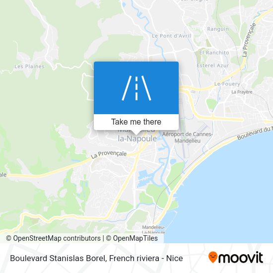 Boulevard Stanislas Borel map