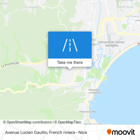 Avenue Lucien Gaullin map
