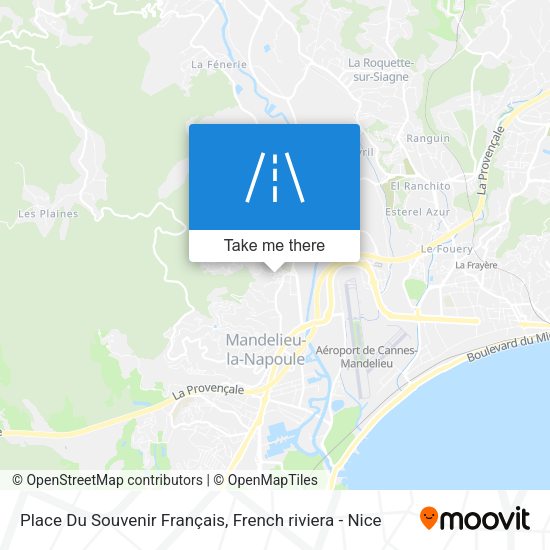 Place Du Souvenir Français map