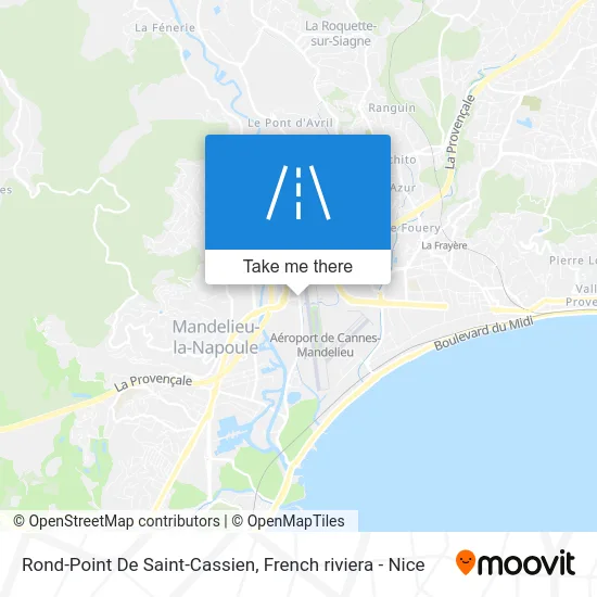 Rond-Point De Saint-Cassien map