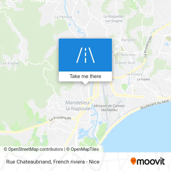 Rue Chateaubriand map