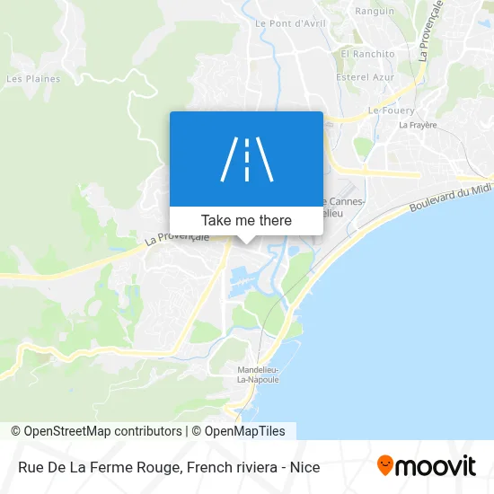 Rue De La Ferme Rouge map