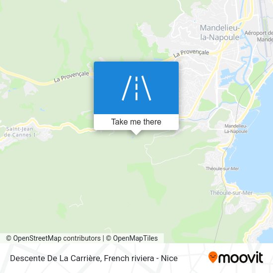 Descente De La Carrière map