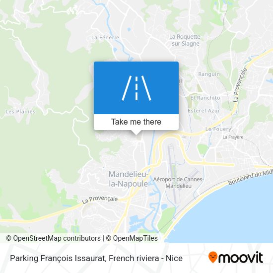 Parking François Issaurat map