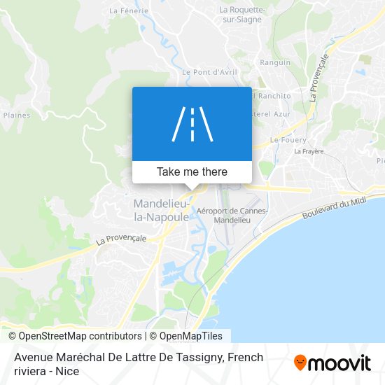 Avenue Maréchal De Lattre De Tassigny map