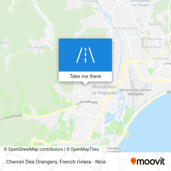 Chemin Des Orangers map