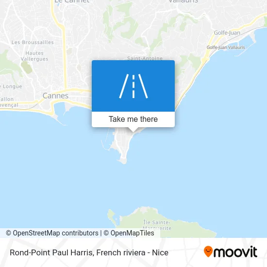 Mapa Rond-Point Paul Harris