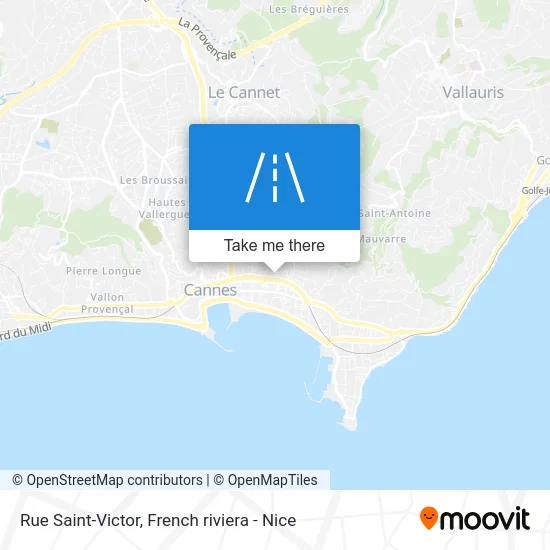 Rue Saint-Victor map