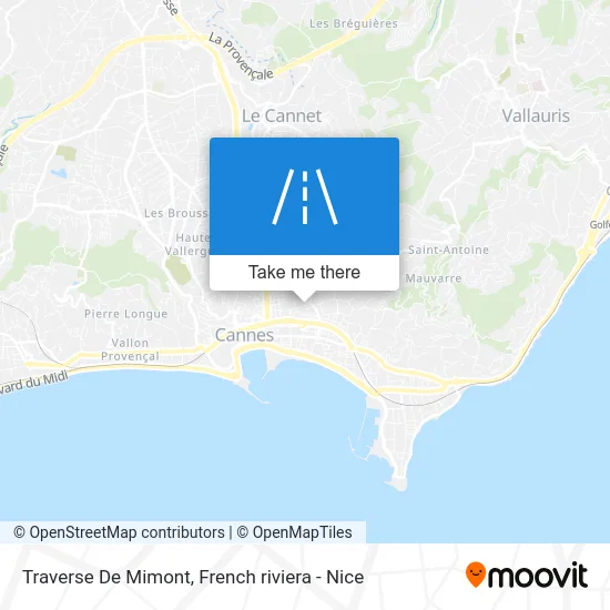 Traverse De Mimont map