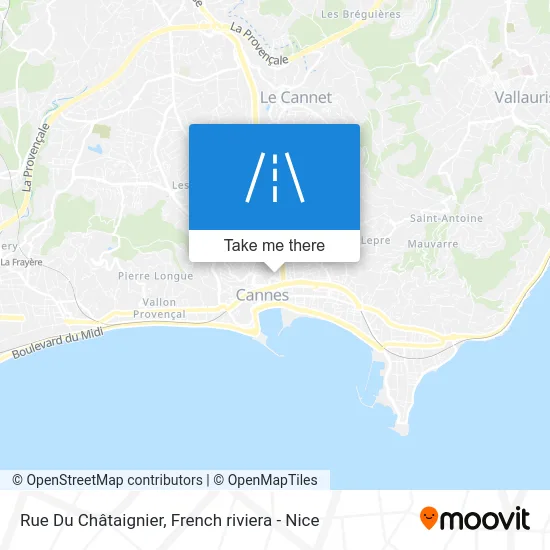 Mapa Rue Du Châtaignier