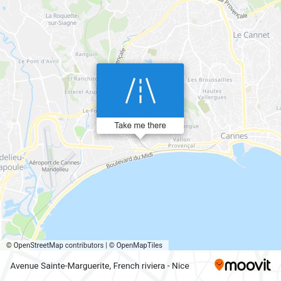 Avenue Sainte-Marguerite map