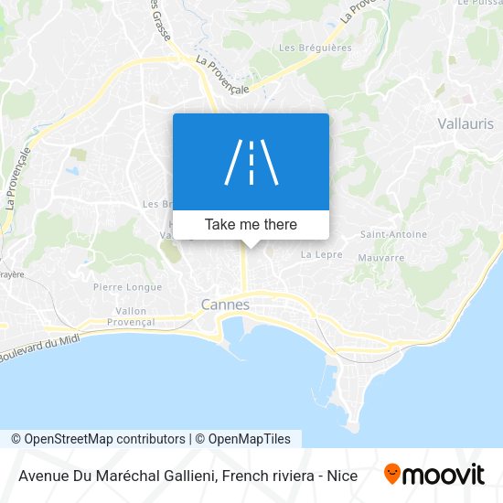 Avenue Du Maréchal Gallieni map