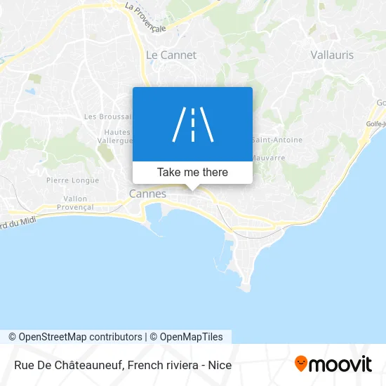 Mapa Rue De Châteauneuf