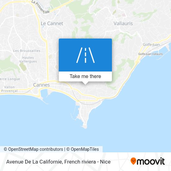 Avenue De La Californie map
