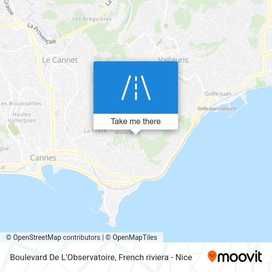Boulevard De L'Observatoire map