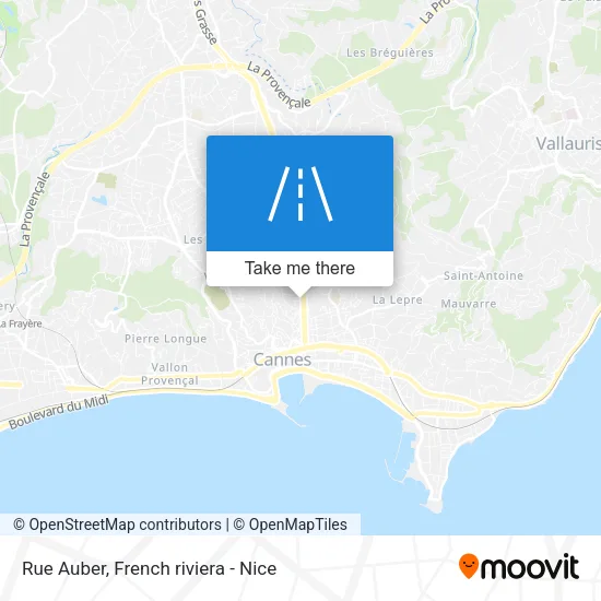 Rue Auber map