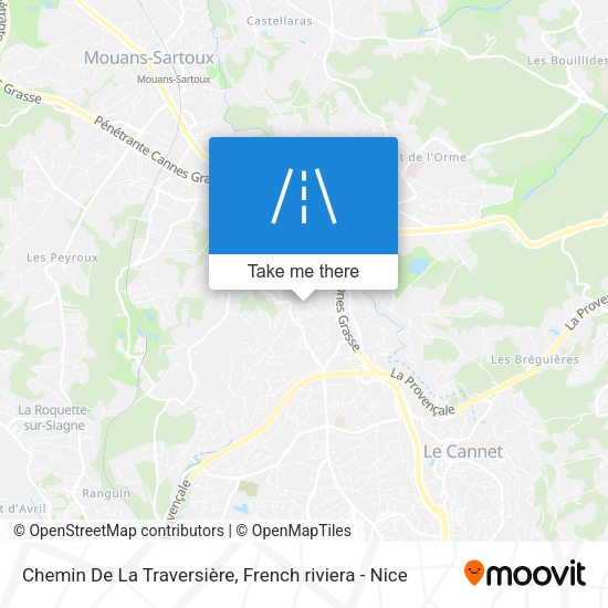 Chemin De La Traversière map