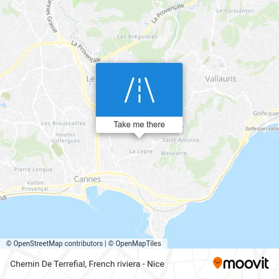Chemin De Terrefial map