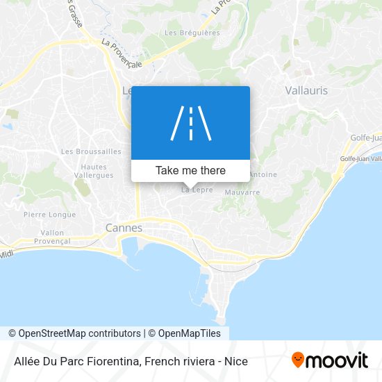 Allée Du Parc Fiorentina map