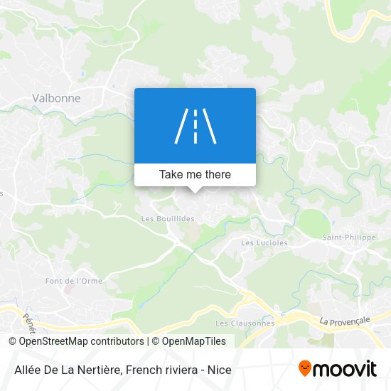 Allée De La Nertière map