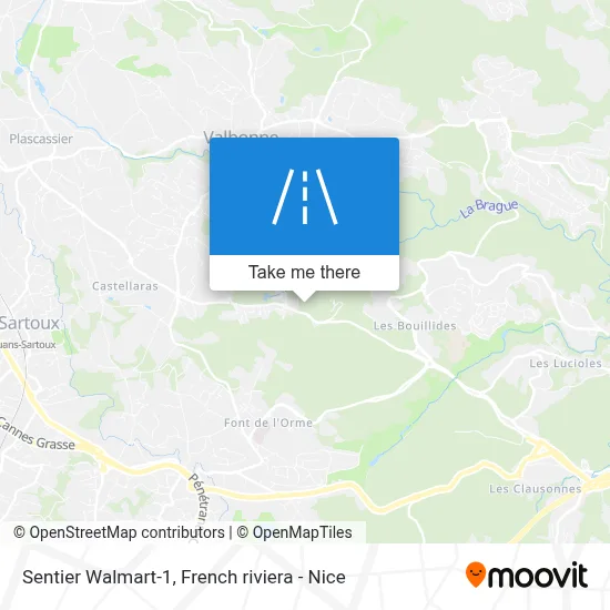 Sentier Walmart-1 map